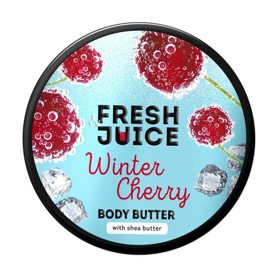 Крем-масло для тіла Fresh Juice Winter Cherry Body Butter з олією ши, 200 мл